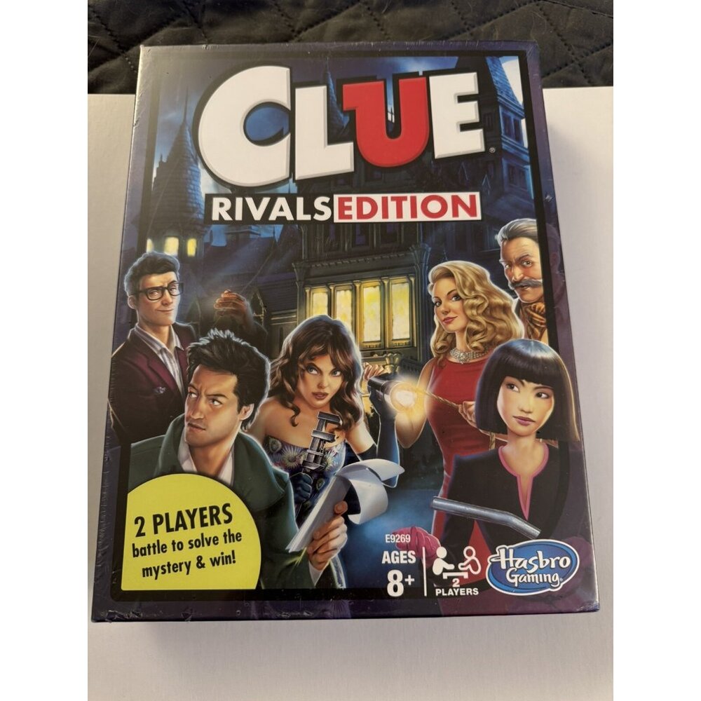 Hasbro Clue The Classic Mystery Board Game Rivals Edition New B54